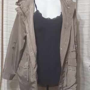 STARS style windbreaker jacket tan khaki color